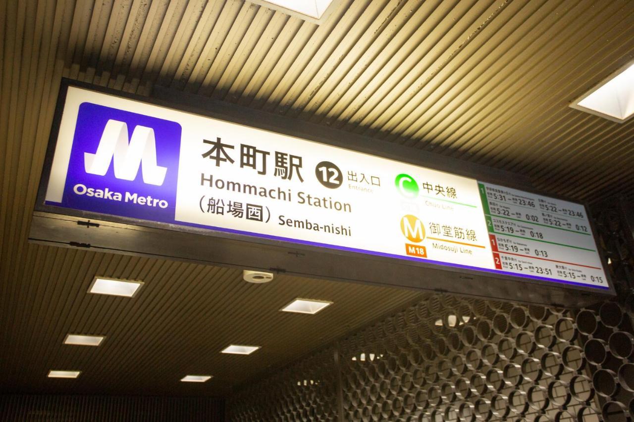 Kuretake Inn Osaka Midousuji Hommachi Bagian luar foto