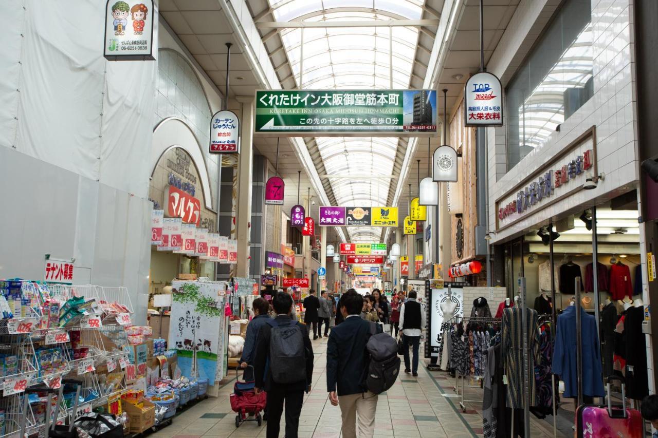 Kuretake Inn Osaka Midousuji Hommachi Bagian luar foto
